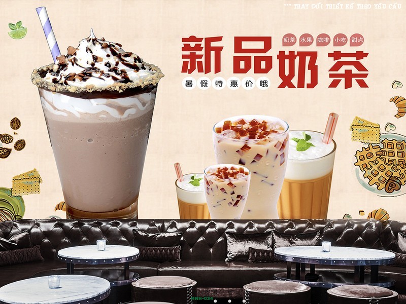 Quán trà sữa - quán kem  MNH-034